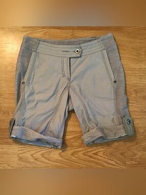 lululemon athletica Light Gray Roll-Cuff Bermuda Shorts